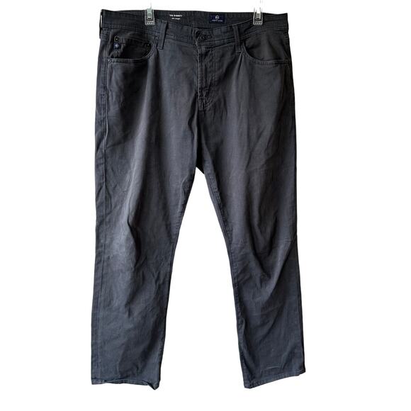 AG Adriano Goldschmied Pants The Everett Slim Straight Gray Men's Size 36x32 - Picture 1 of 14